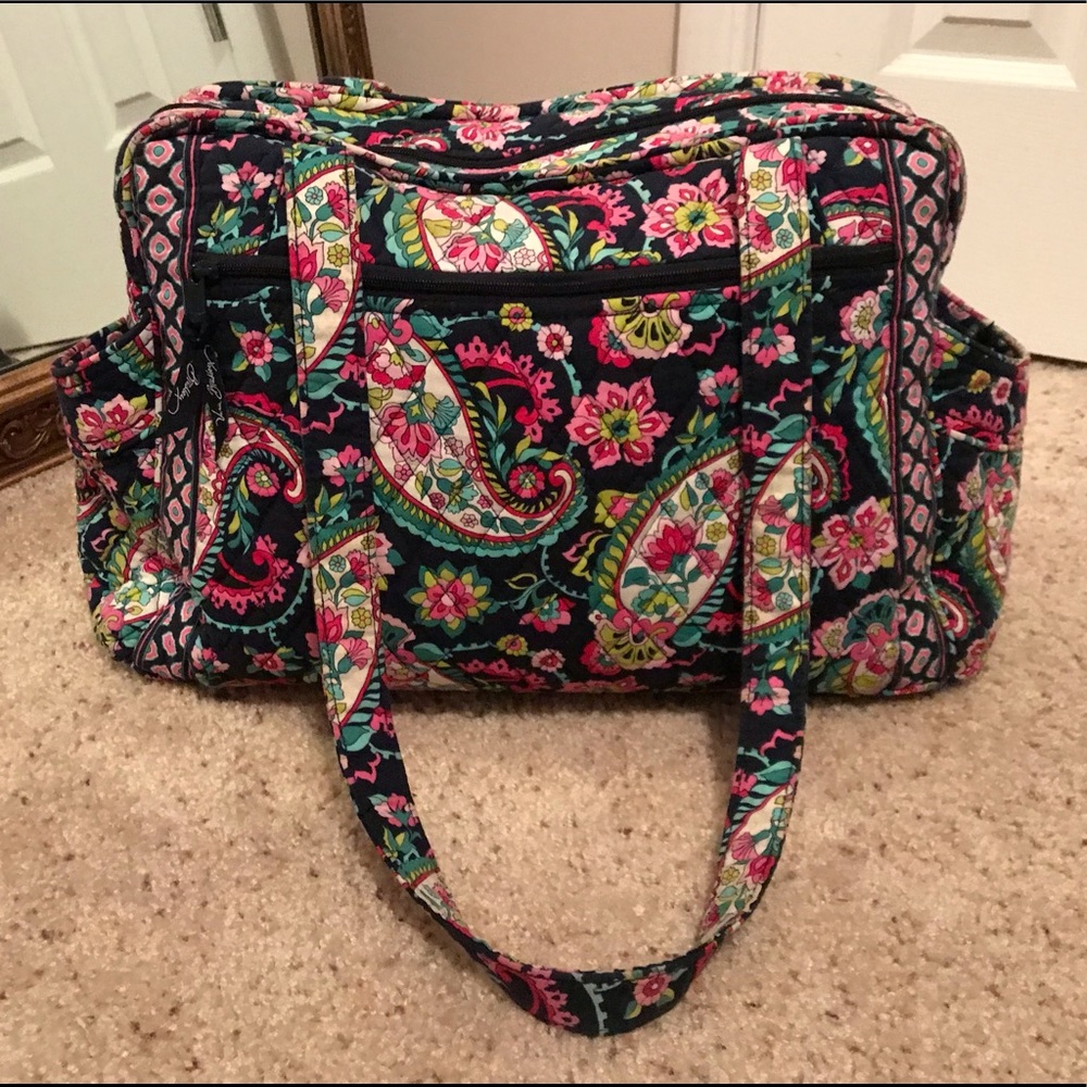 Large Vera Bradley Stroll around diaper/ baby bag